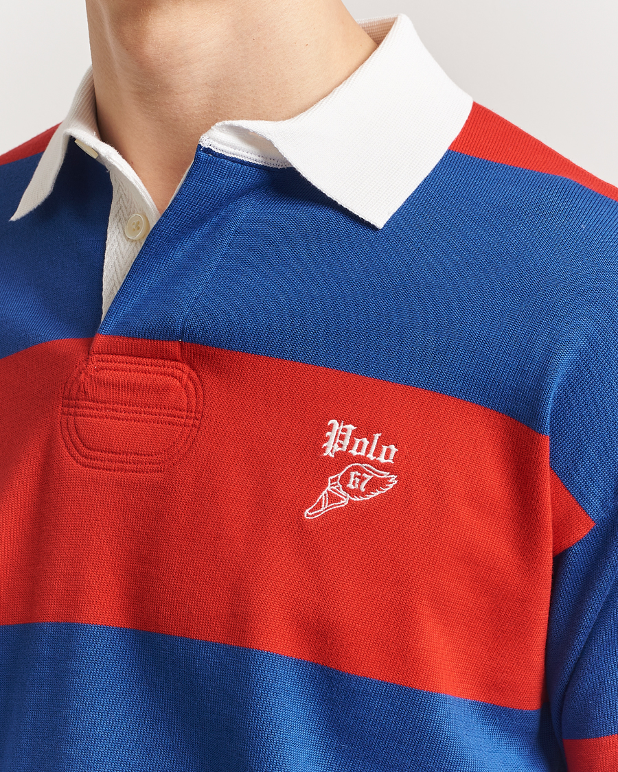 Polo Ralph Lauren Knitted Striped Rugby Blue/Red