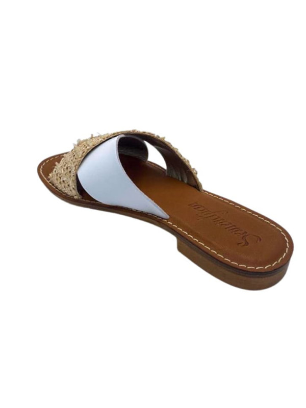 Semerdjian - Sandales AVENA Blanc/ Ecru