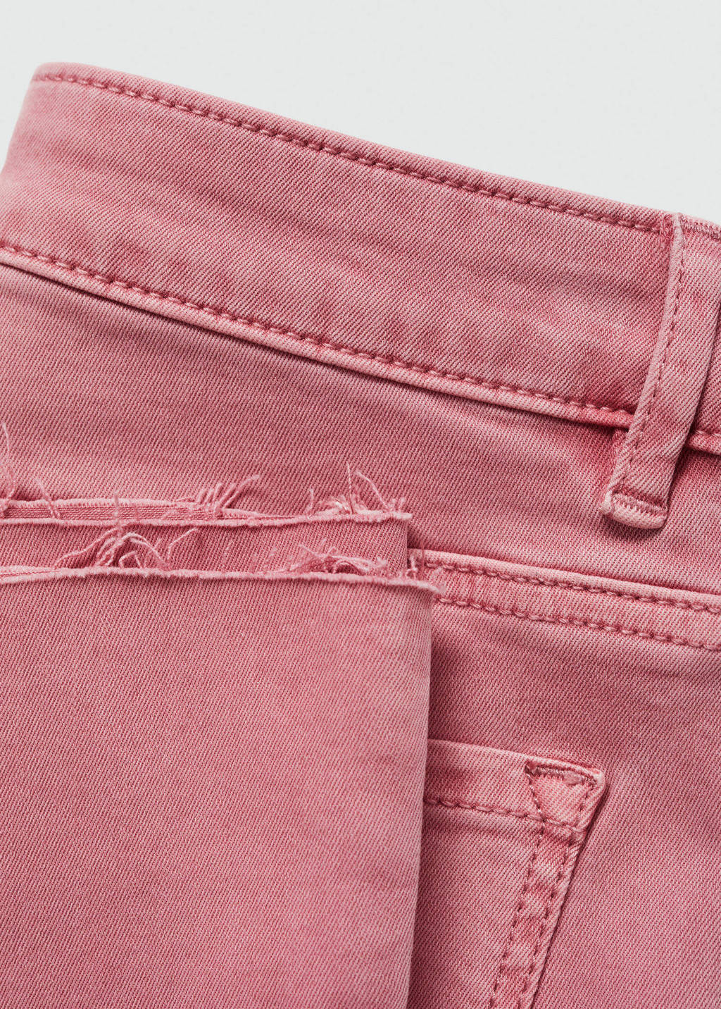 MANGO TEEN cropped flared jeans roze