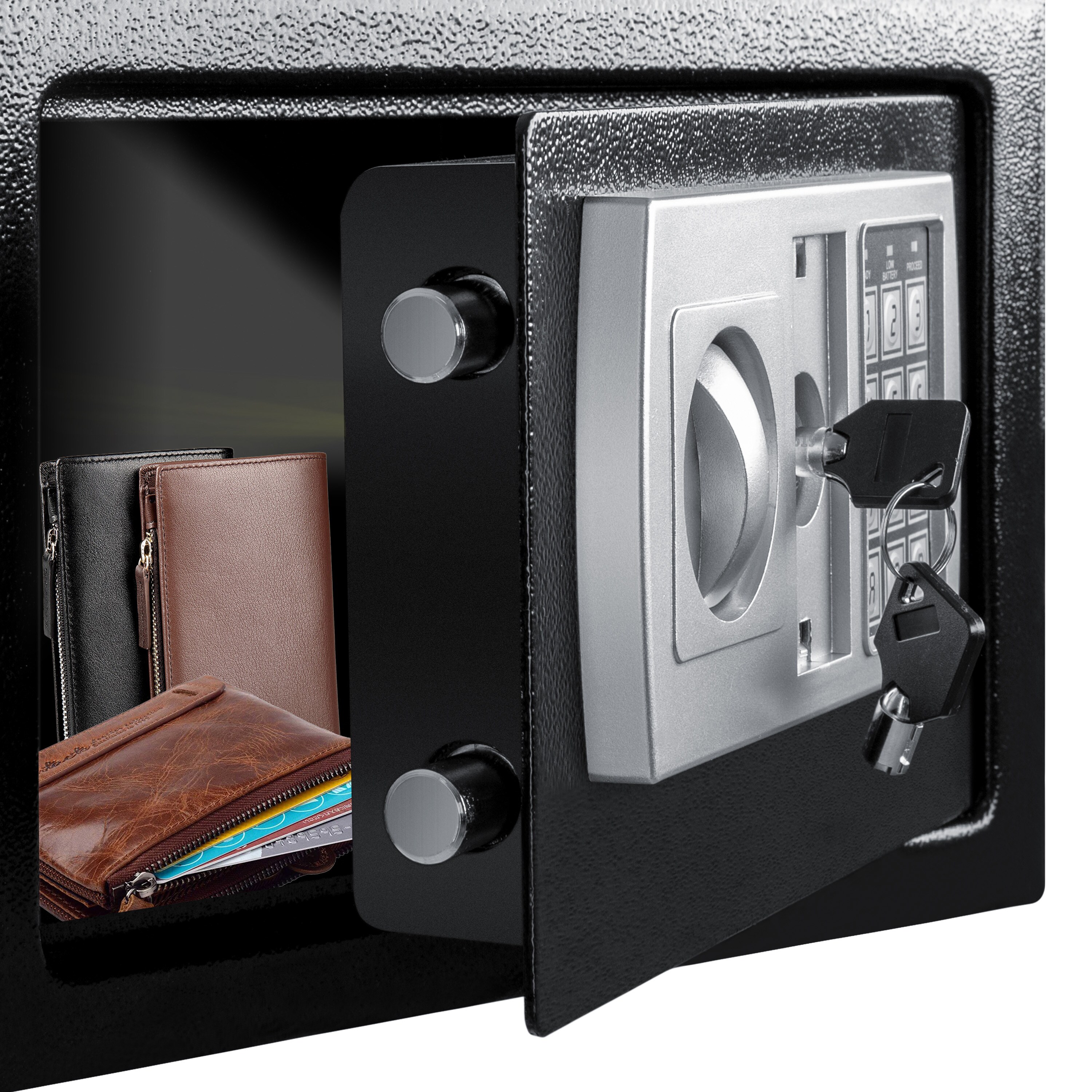 KESSER® Tresor Safe Elektronik-Zahlenschloss 31x20x20cm LED-Anzeige Stahlbolzen