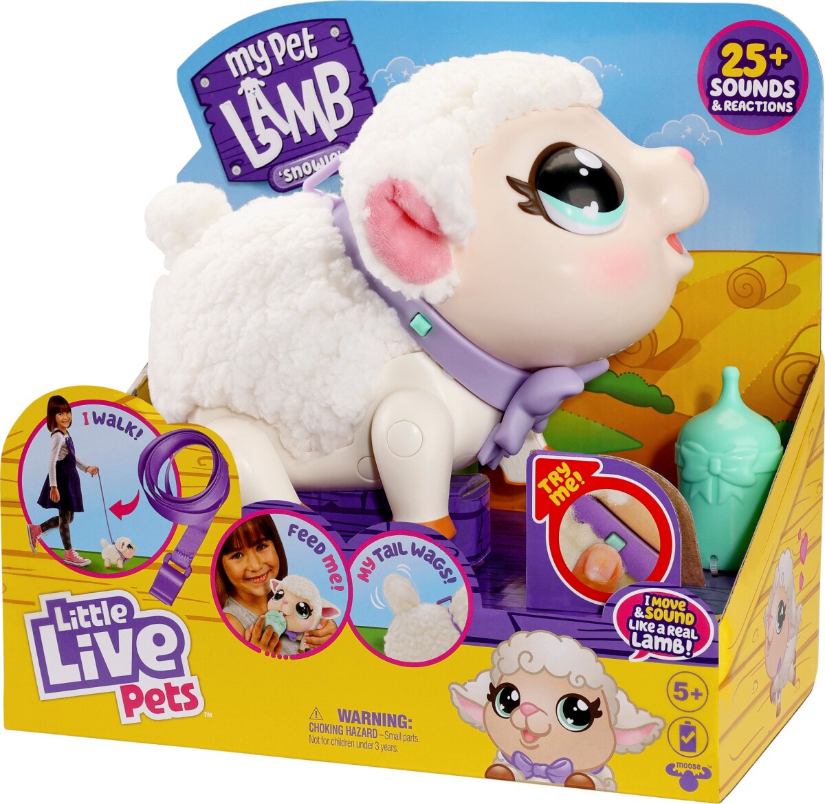 Little Live Pets - My Pet Lamb - Interaktiv Kæledyr Legetøj