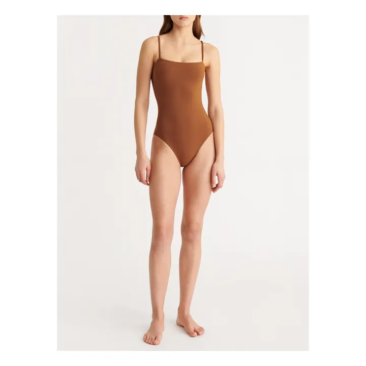 Eres Maillot de Bain 1 Pièce Aquarelle | Marron