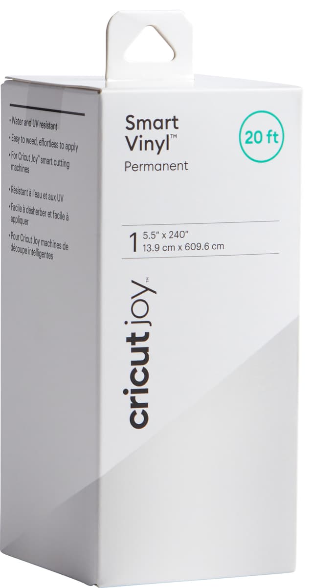 Cricut Joy Smart Vinyl rulle 14x610 cm (hvid)