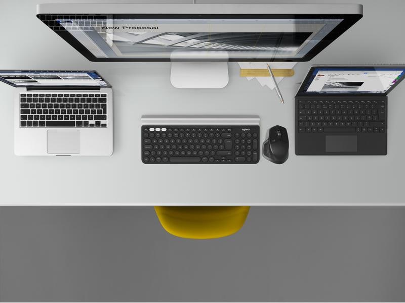 Logitech Maus MX Master 2S graphite Präzisionsmaus mit «Logitech Flow»-Technologie