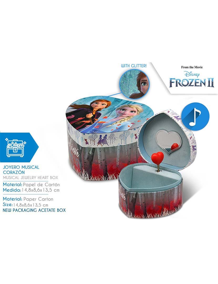 Musical Heart Jewellery Box