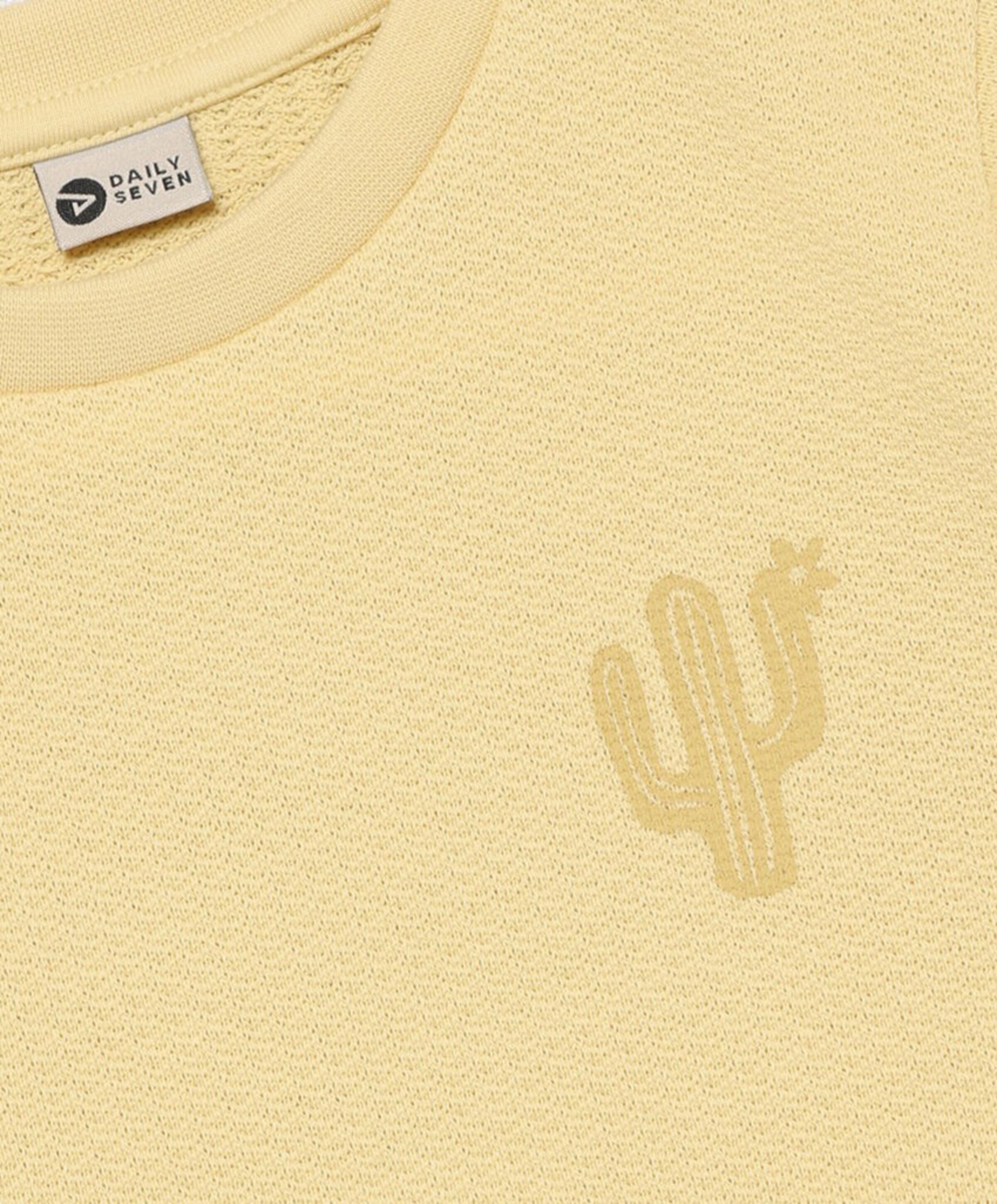 Daily7 Meisjes T-shirt geel