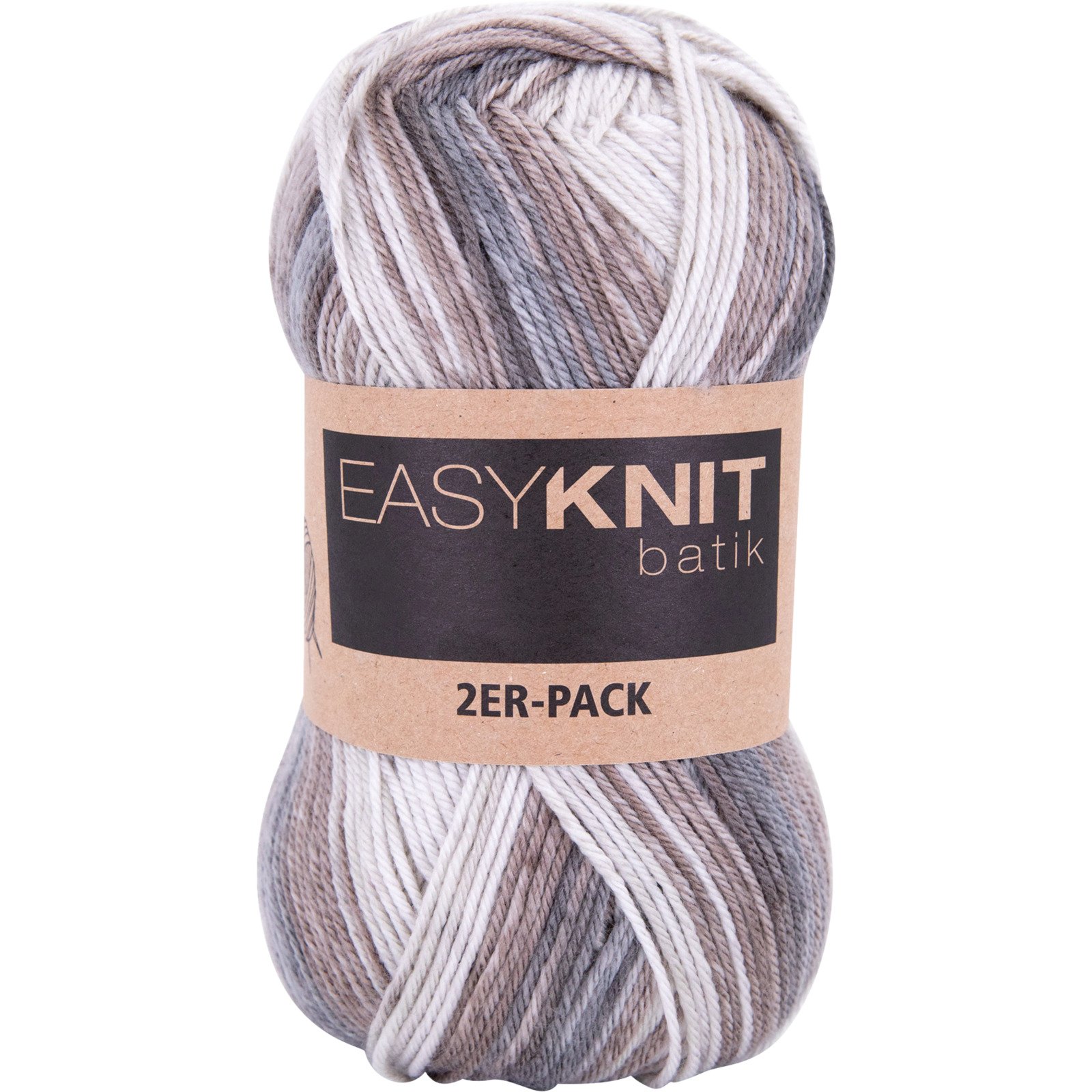 Acrylgarn Batik 2er-Set, 2 x 100 g / Knäuel