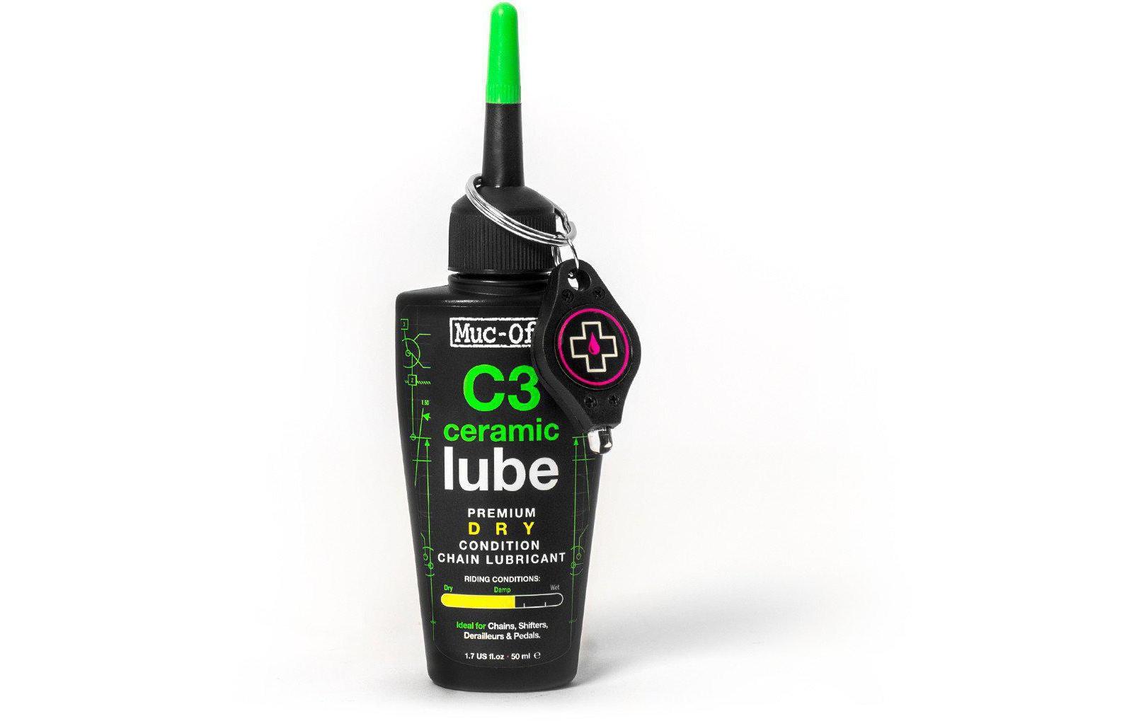Kettenöl C3 Dry Ceramic Lube 50 mlKeramik-Schmiermittel für trockenes Wetter
