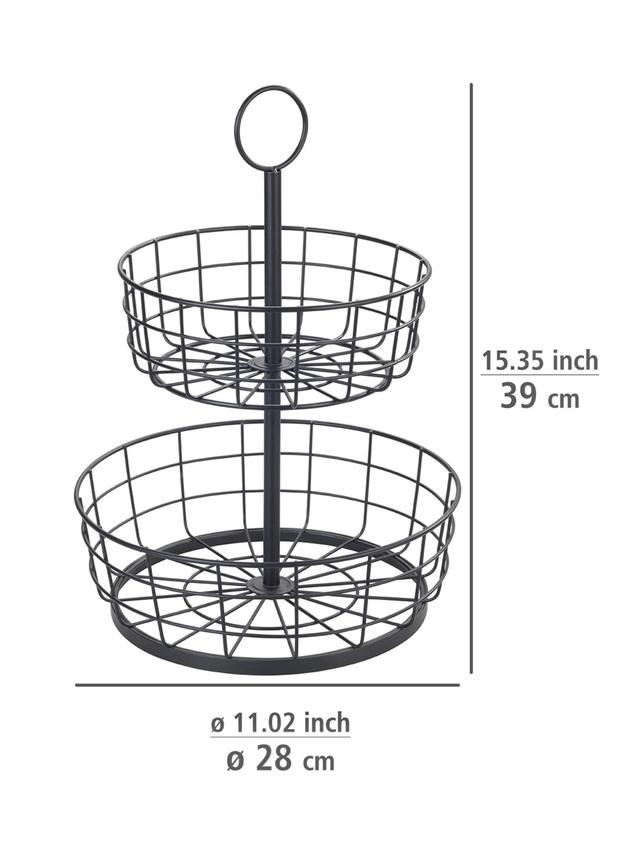 Etagere mit 2 Körben, praktisch und vielseitig einsetzbar
