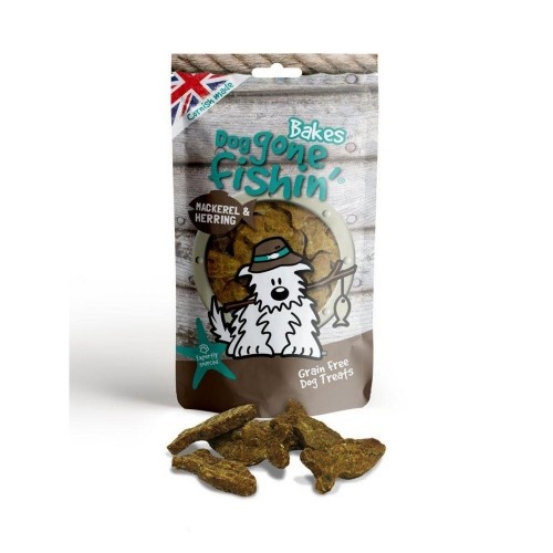 Petiscos para cães com salmão e salsa, sabor natural.