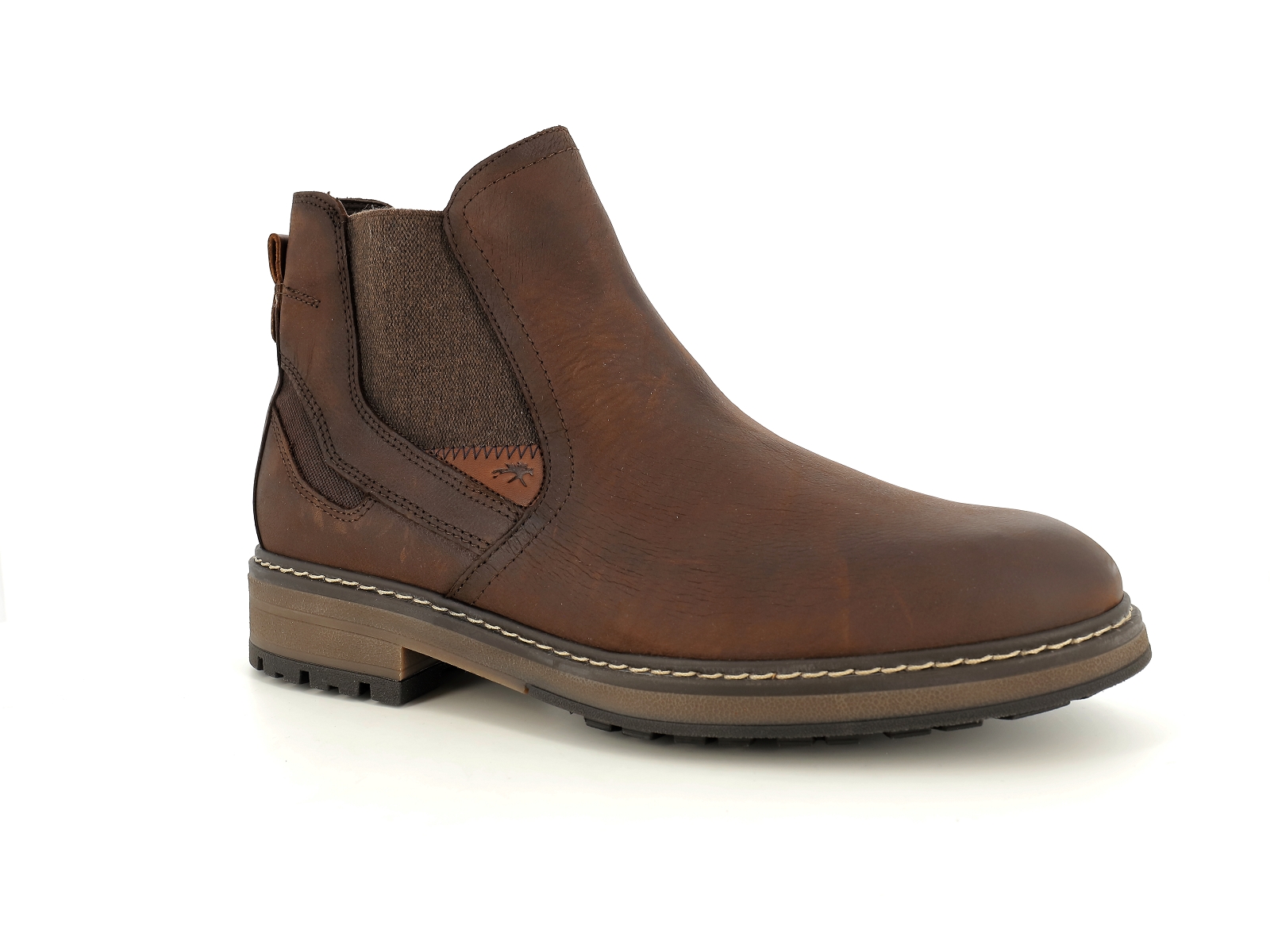 Fluchos-F1591 Cuir gras Marron Foncé