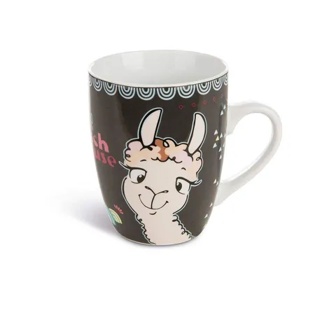 NICI Tasse Lama Flokatina aus Porzellan, 310 ml