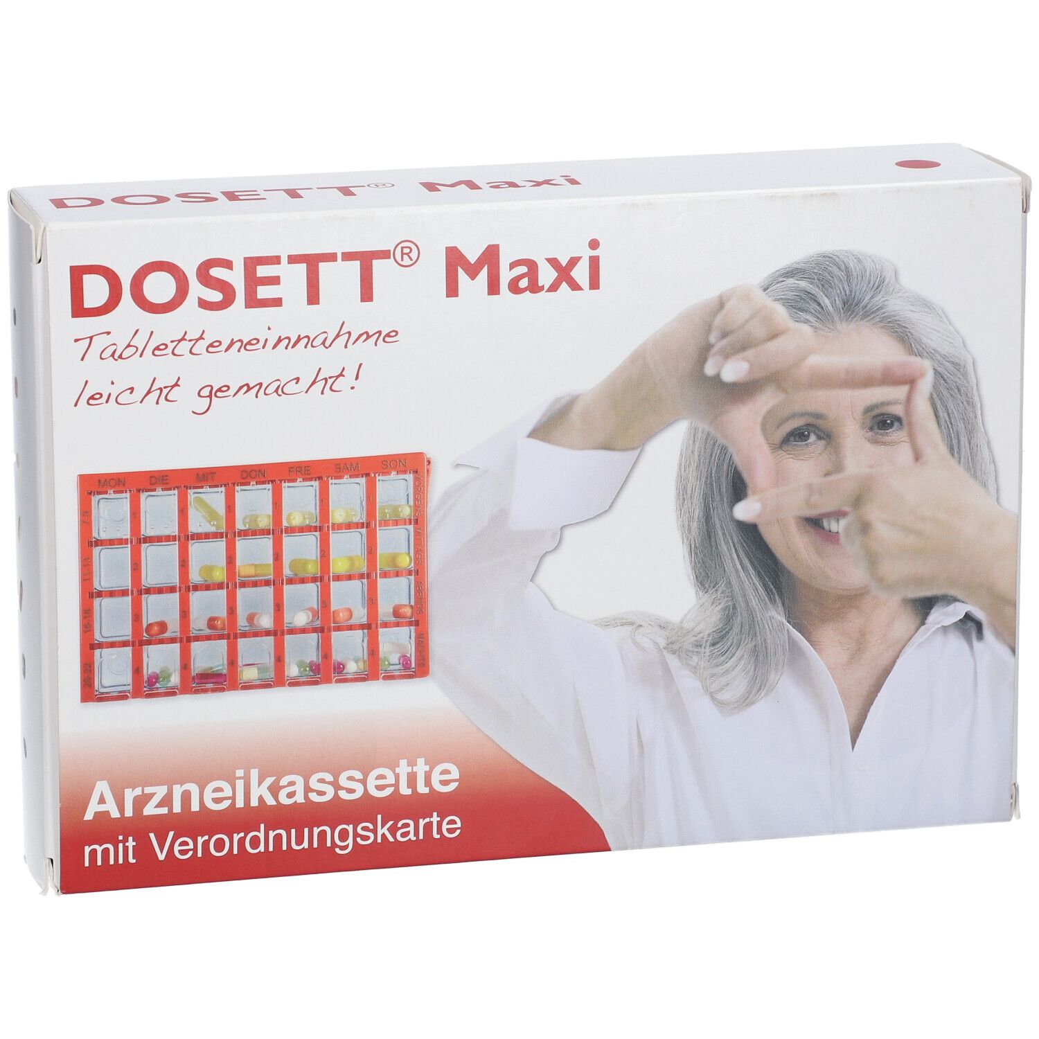 Dosett Maxi Arzneikassette rot