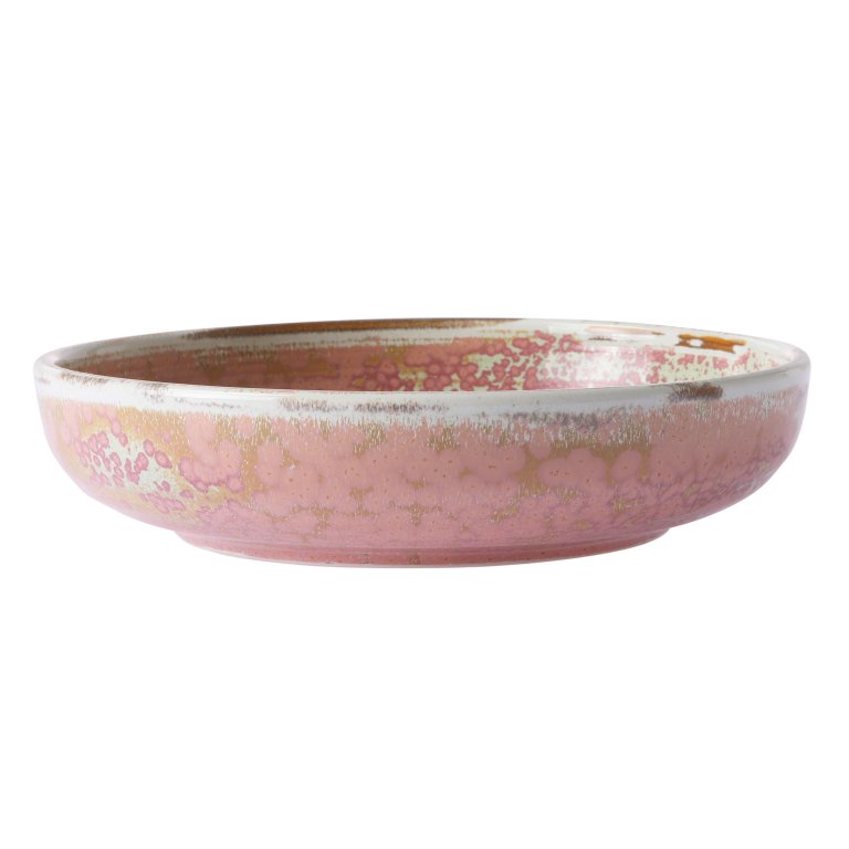 HKliving Chef Ceramic diep bord M Ø19.3 rustic pink