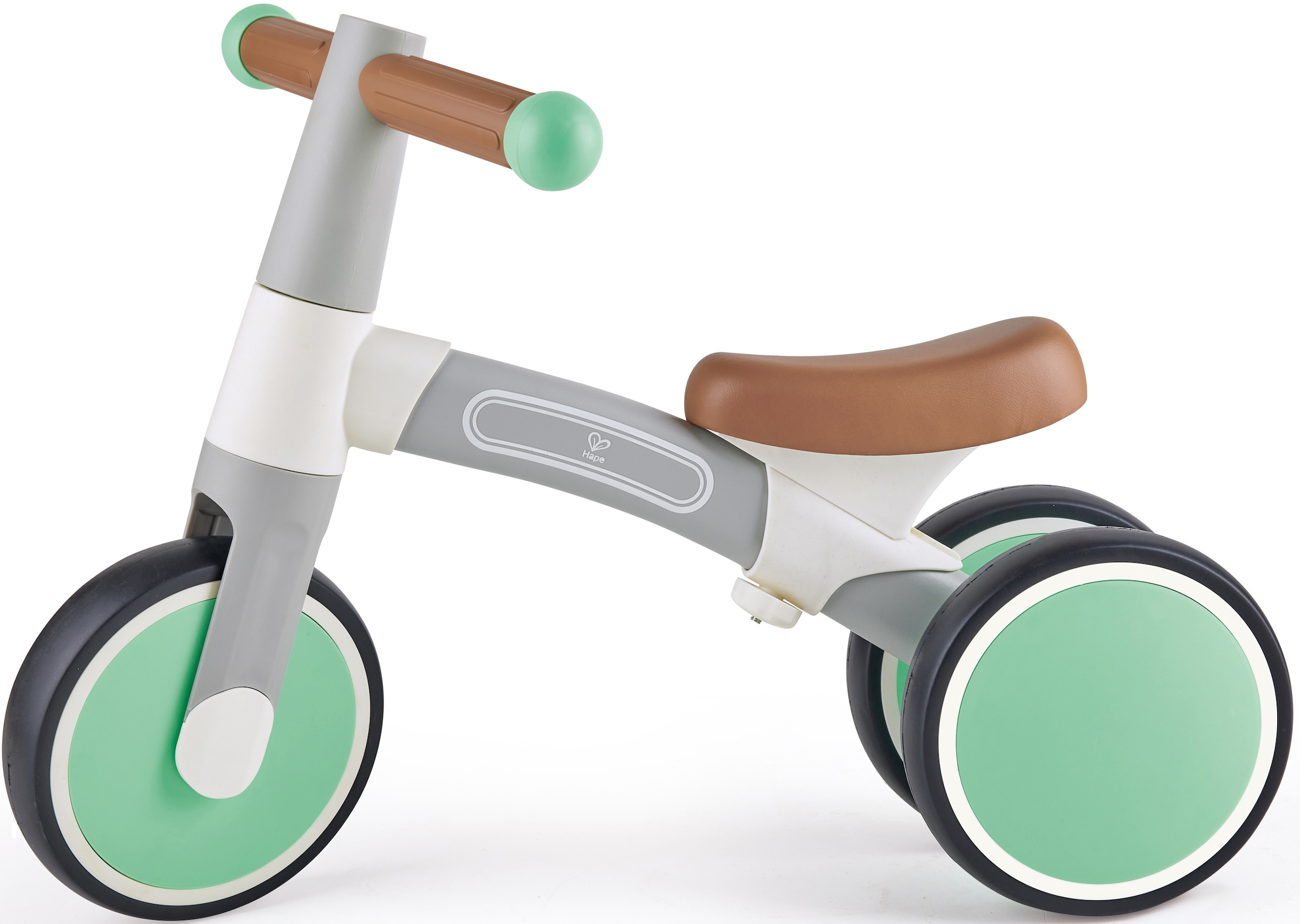 Hape Dreirad »Mein erstes Lauf-Dreirad, Hellgrau« mit leichtem Aluminiumrahmen