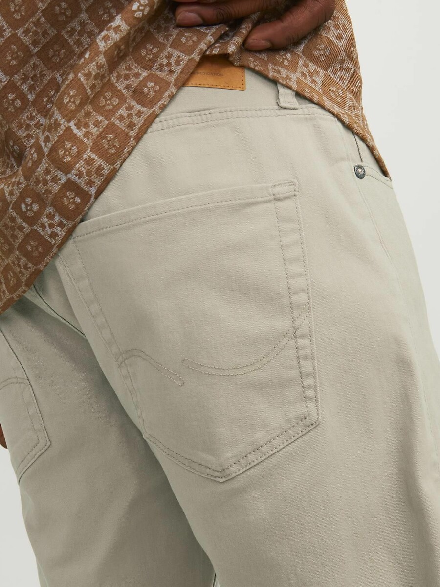 JACK & JONES<br>Bermudas slim em tecido com 5 bolsos, Jjirick