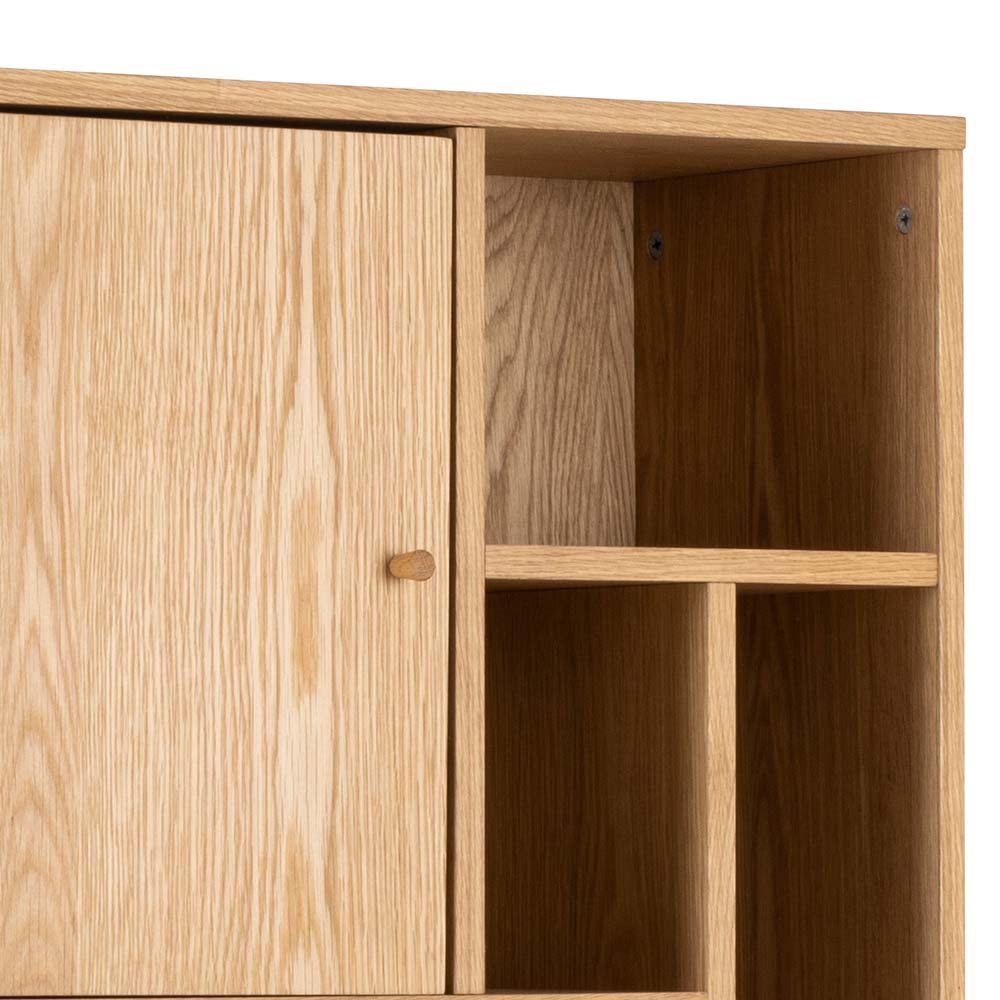Houten boekenkast Maarten Naturel