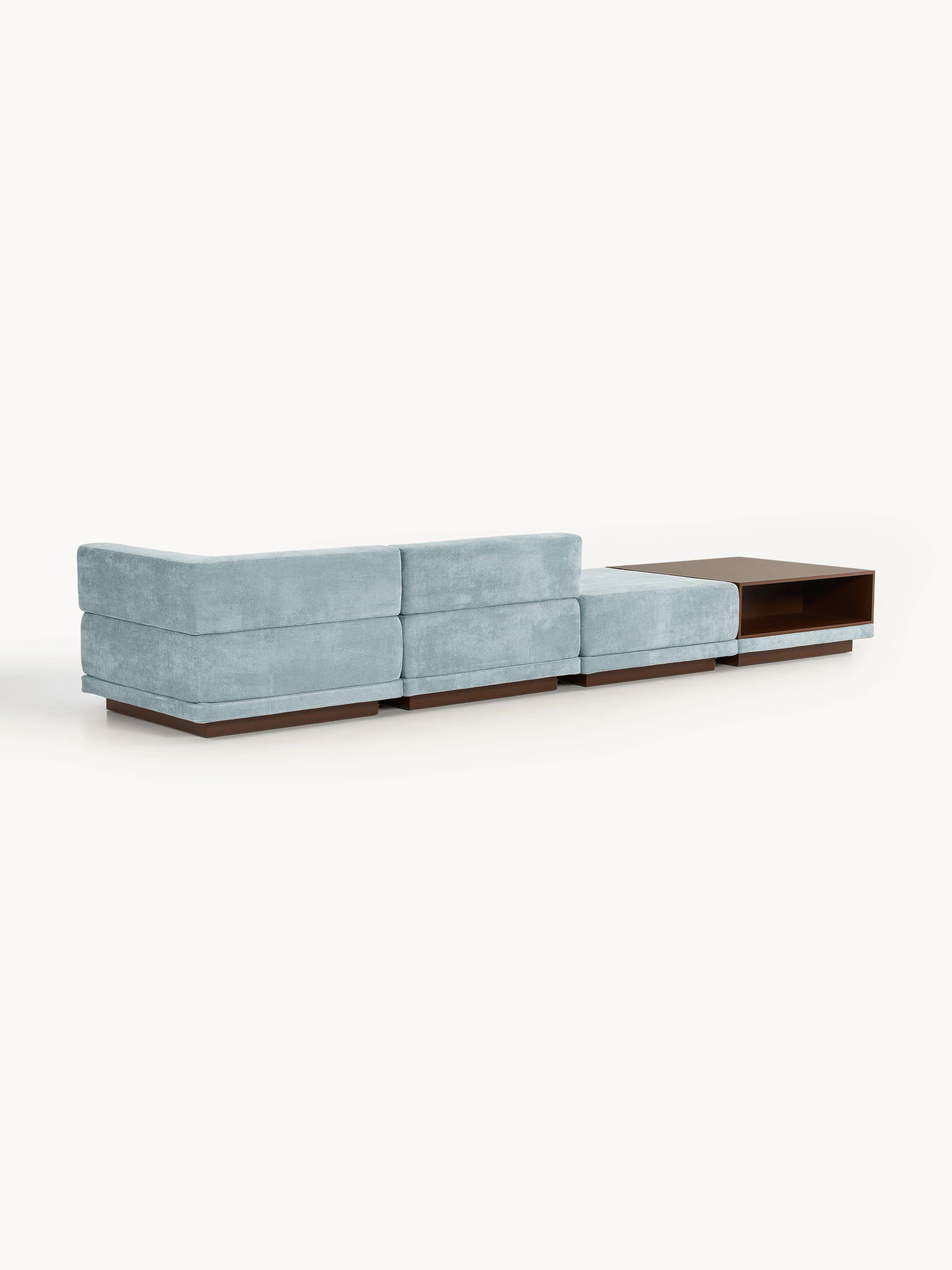 Modulaire bank Colin (4-zits) met salontafel & poef