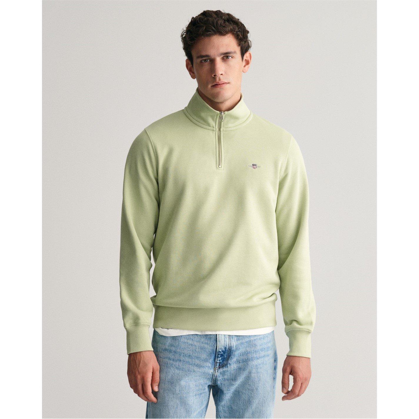 Gant Shield Half Zip Sweatshirt