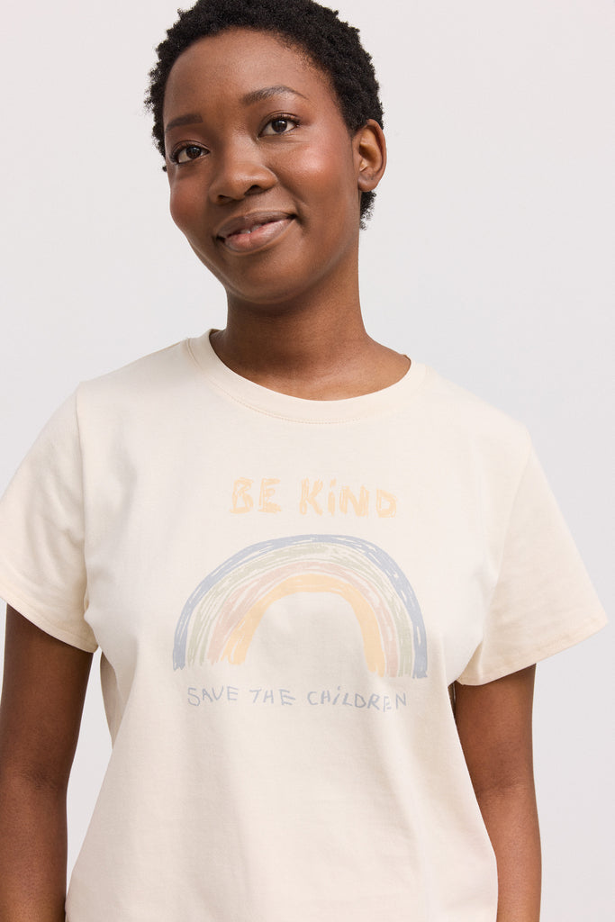 CharityTee W, T-shirt - Off White