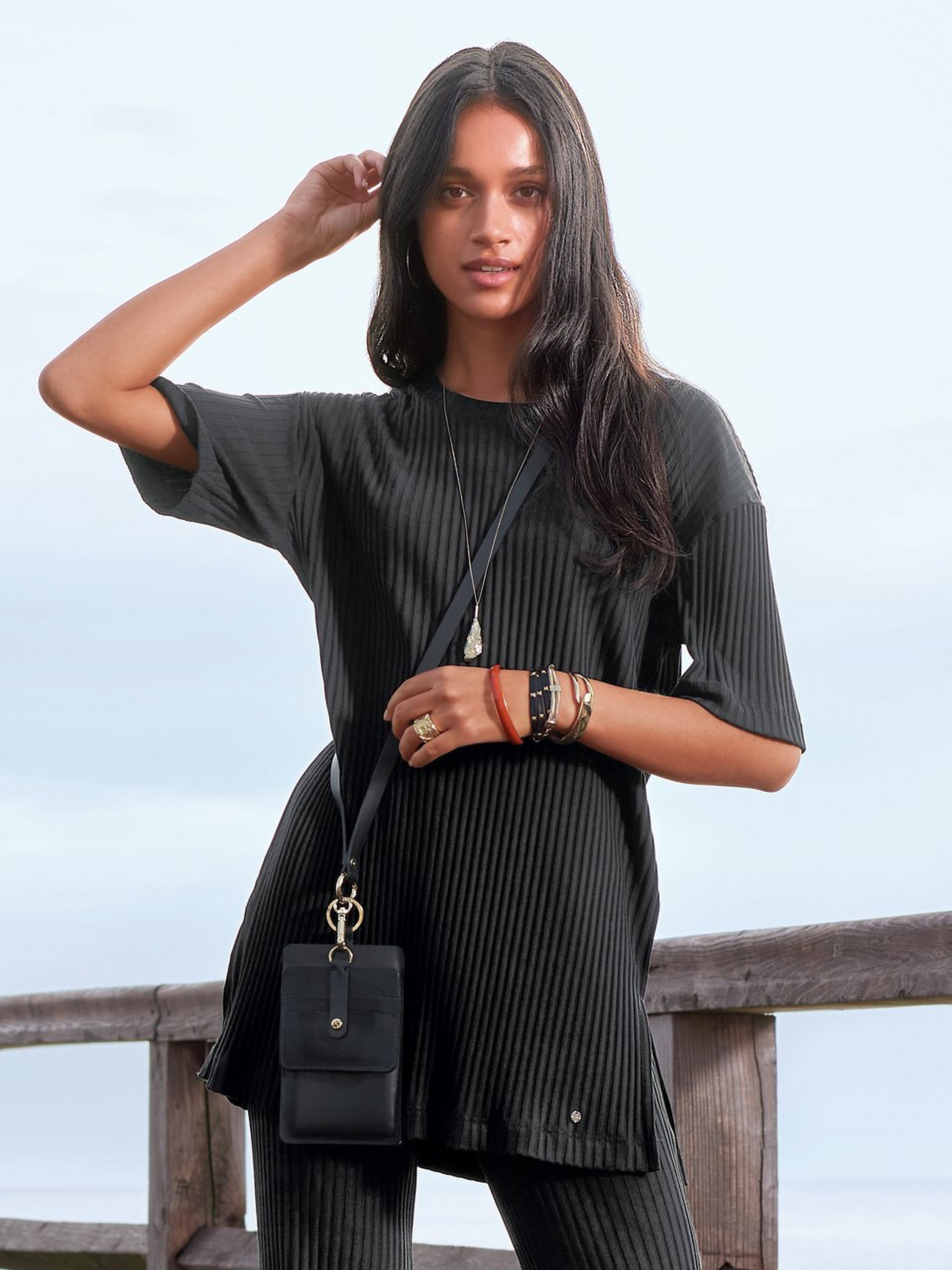 Long-Shirt mit 1/2-Arm