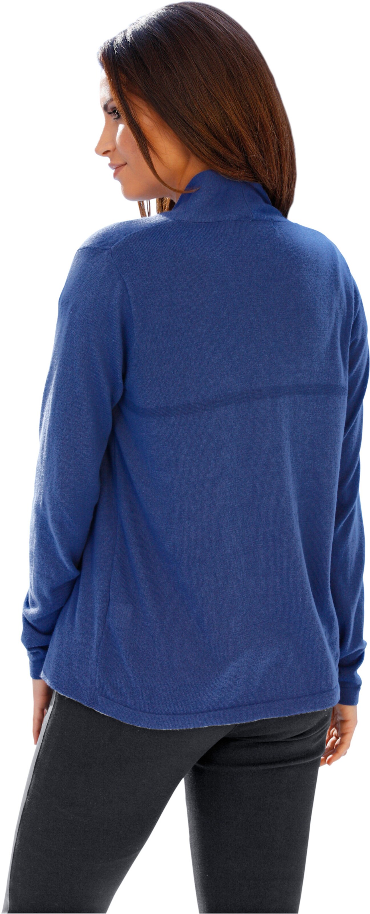 heine Strick-Twinset in royalblau