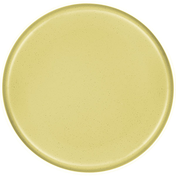 Assiette plate Mélamine 25cm DOLOMIT Jaune