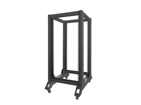 Lanberg - Rack åben ramme - sort - 22U - 19