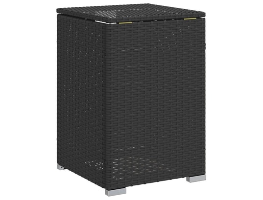 VIDAXL - Table d'appoint Table de couverture de bouteille de propane noir 40x40x60 cm