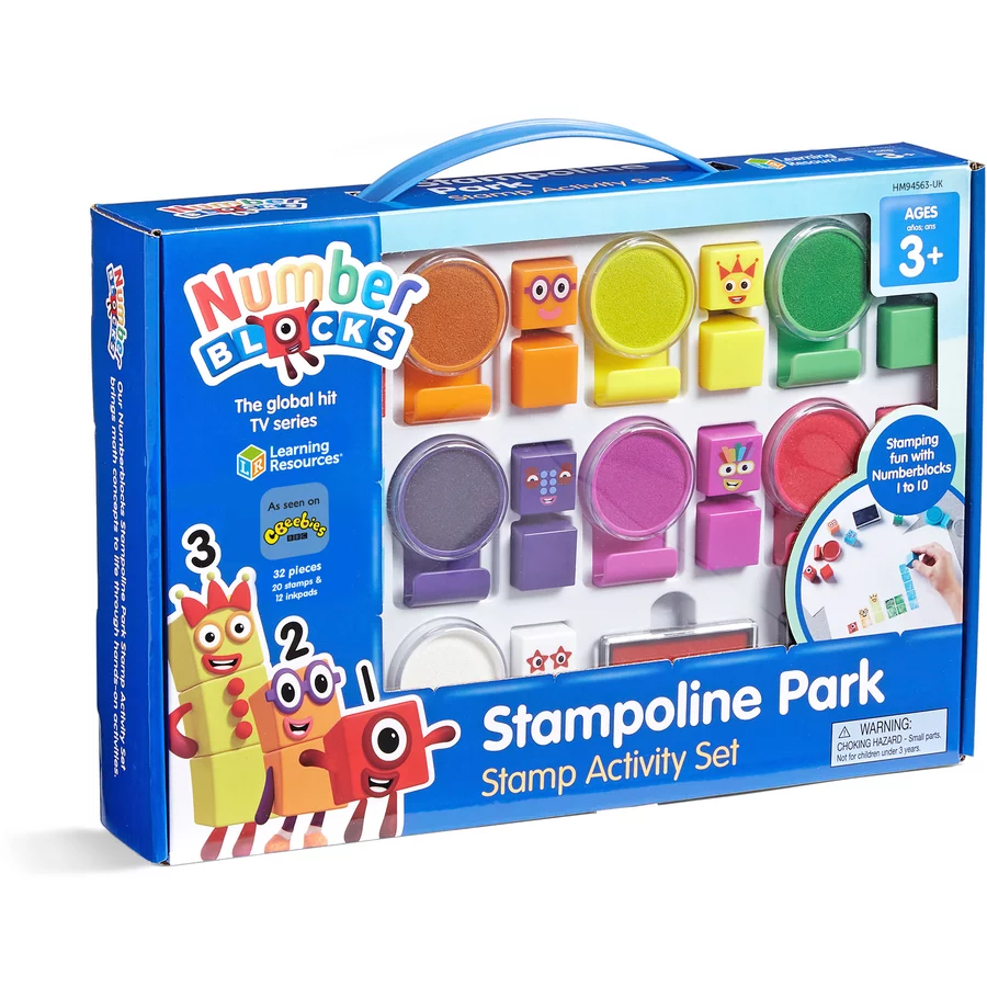 Learning Resources® Numberblocks Stampoline Park Stamp Activity Set