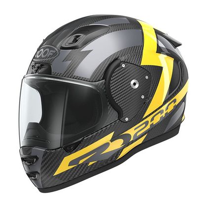 Casque ROOF RO200 CARBON - SUZUKA - Jaune / Gris