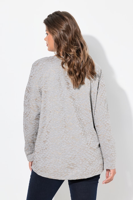 Langarmshirt, Langarm, Rundhalsausschnitt