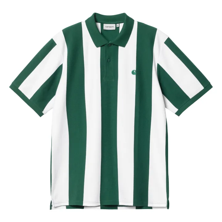 Carhartt WIP Polo Hinton Rayé | Ecru