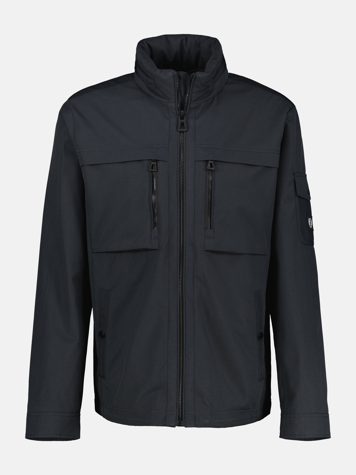 Outdoor-Funktionsjacke in Tech-Shellfabric, atmungsaktiv, wasser- und windabweisend