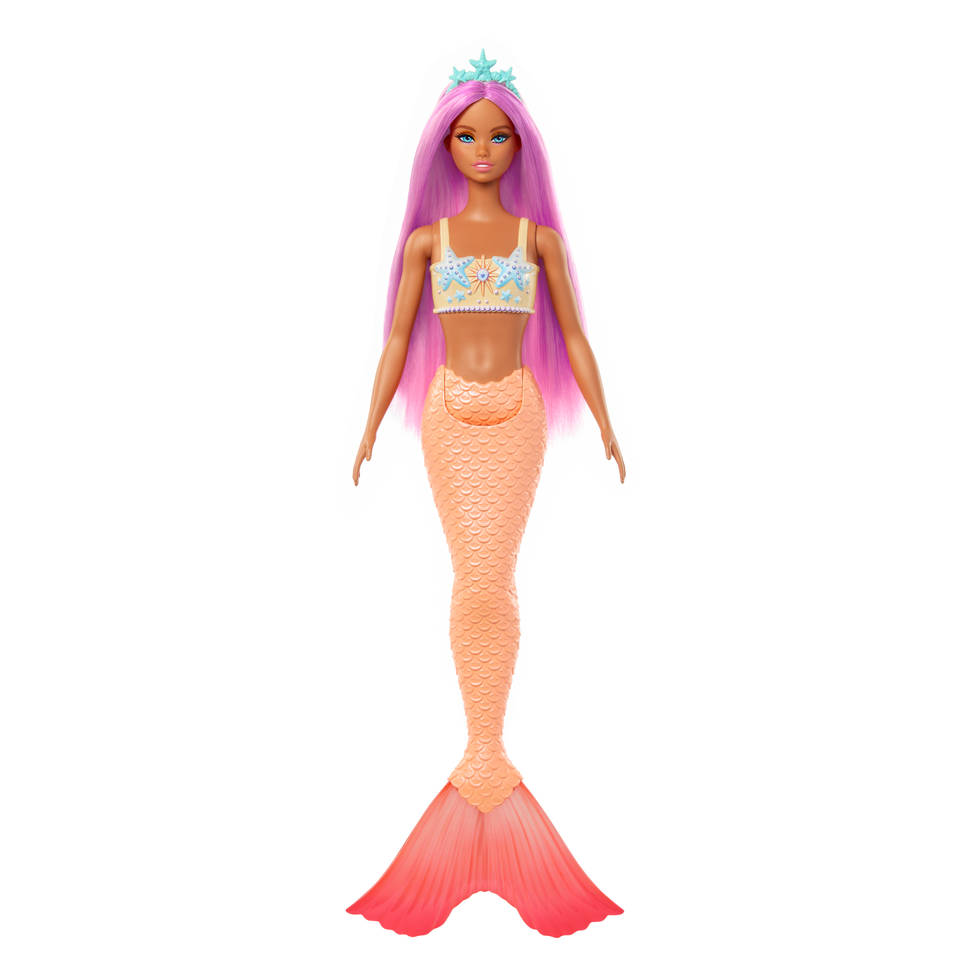 Barbie Core zeemeermin pop - geel