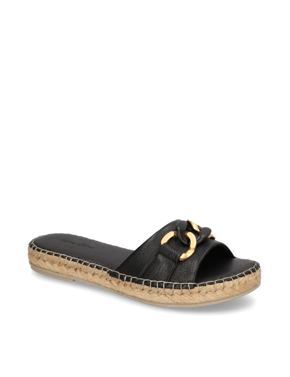 Glattleder Pantoffel
