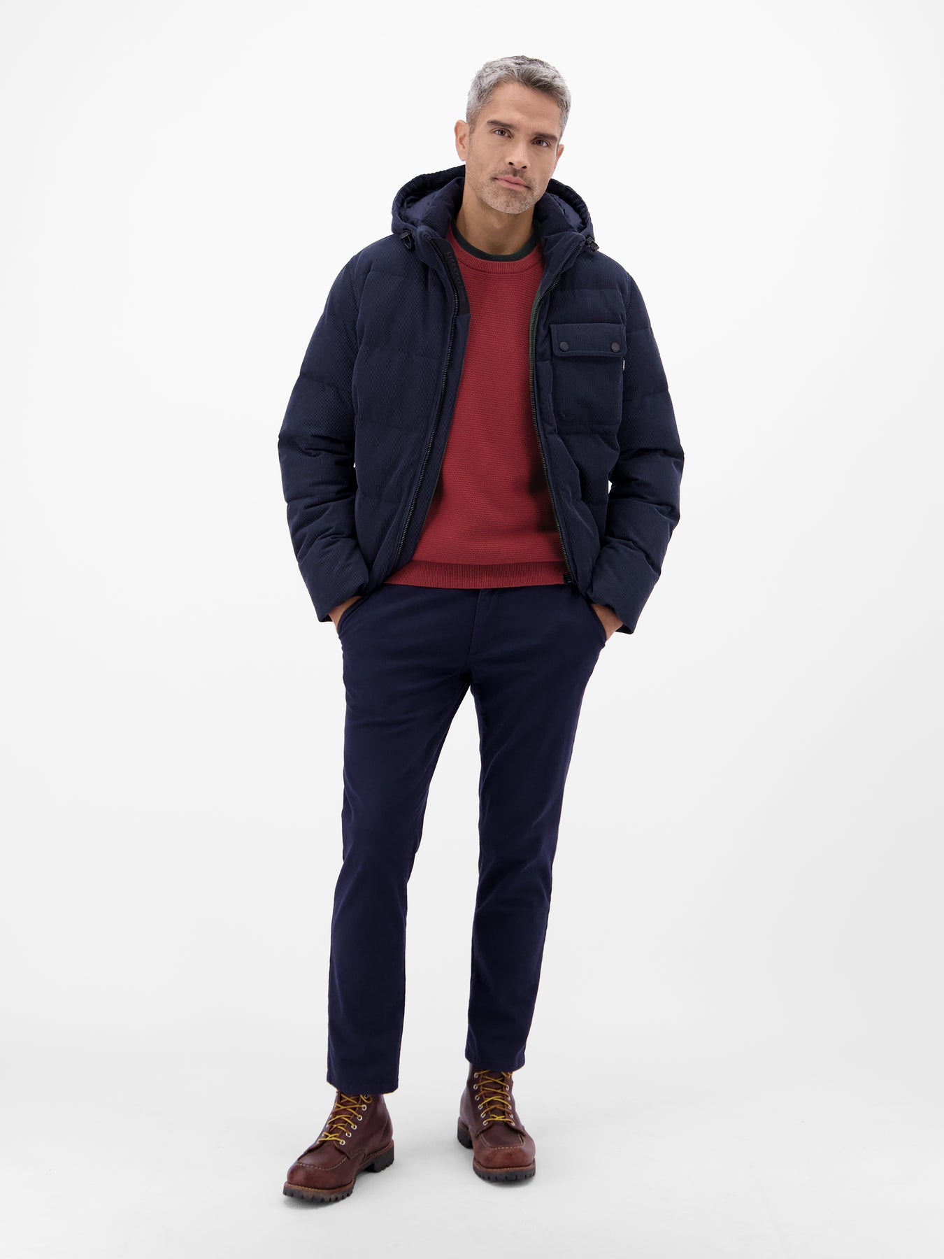 Herren Strickpullover in Twist-Struktur