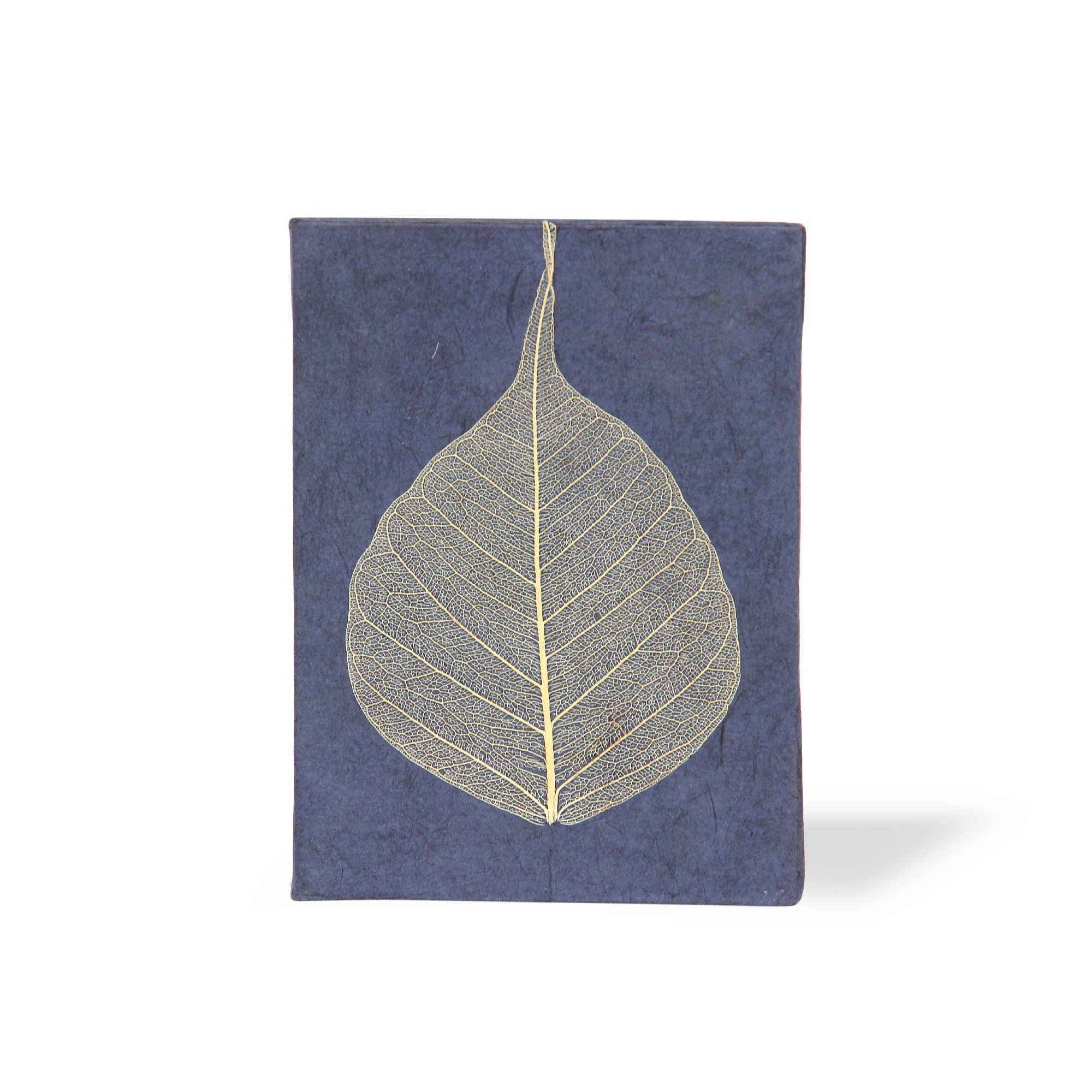 Notizbuch mit Blatt, blau, T 7,5 cm, B 5,5 cm, H 1 cm günstig bestellen