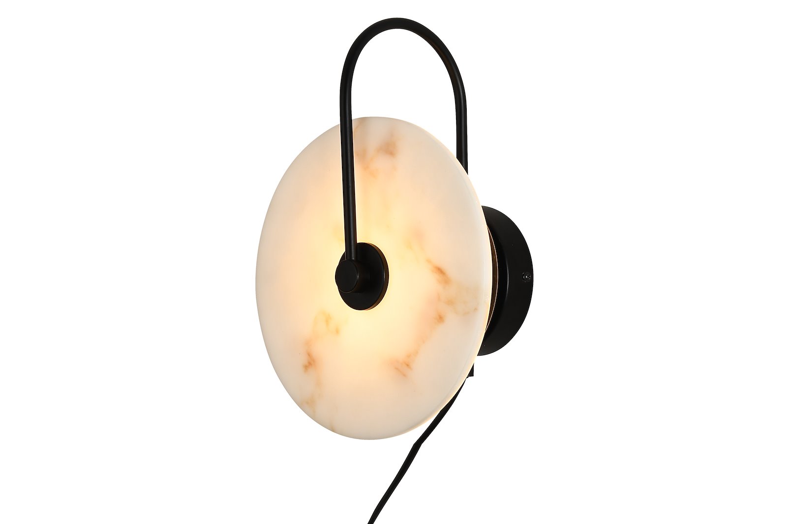 Avry vegglampe Alabast glass Ø25cm med LED lyskilde 5W
