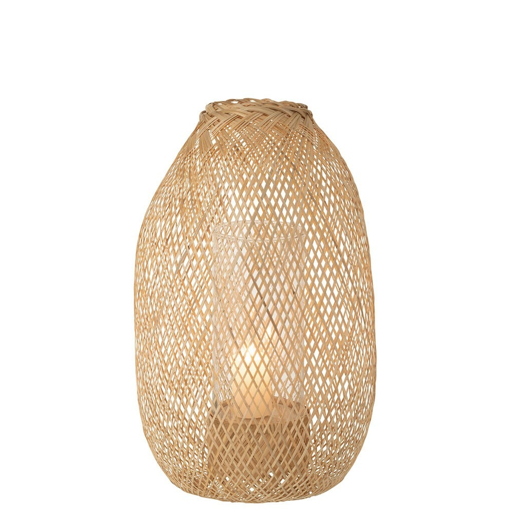 Lanterne hazel bambou naturel petit