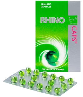 Rhino Caps Rhino Inhalator en Caps Combiset 2 Stuks