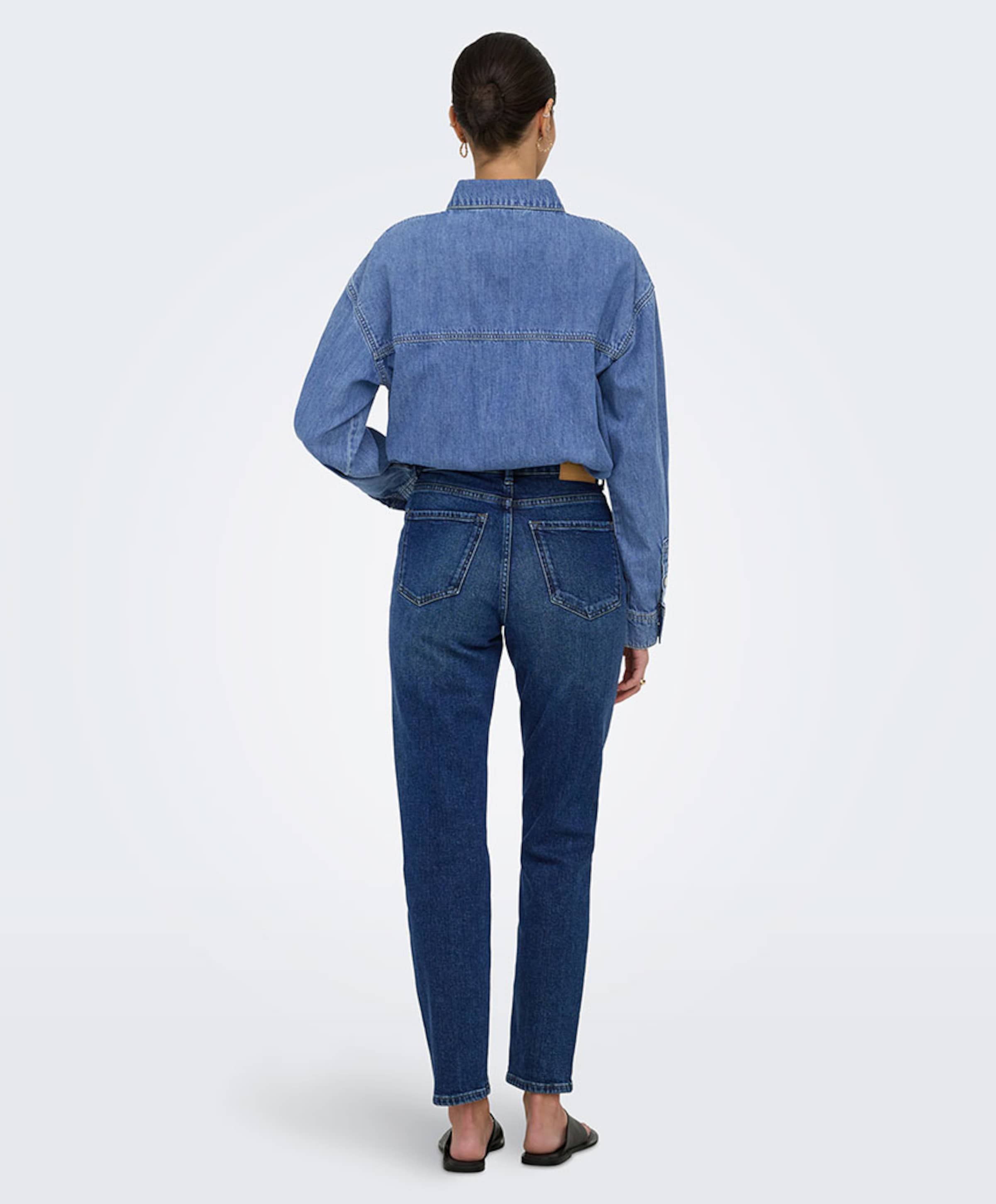 Only Dames blouse blauw