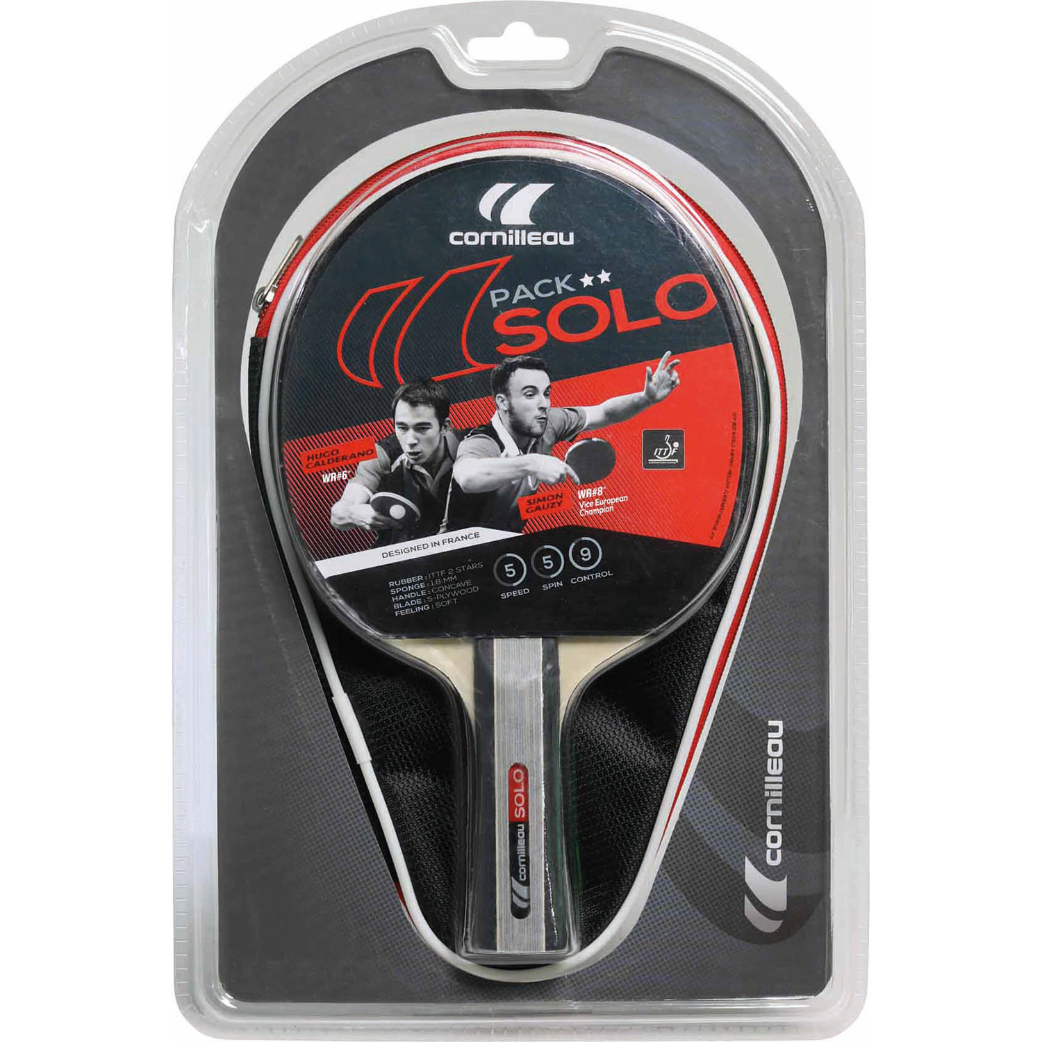 Cornilleau Sport pack Solo tafeltennisbat