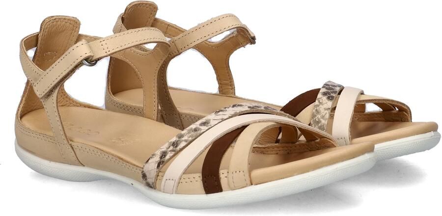 ECCO Sandaal 'FLASH' beige crème chocoladebruin grafiet
