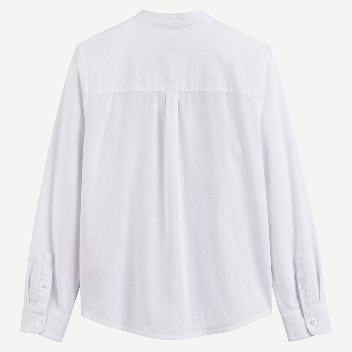 COLEÇÕES LA REDOUTE<br>Camisa com gola Manor, algodão/linho