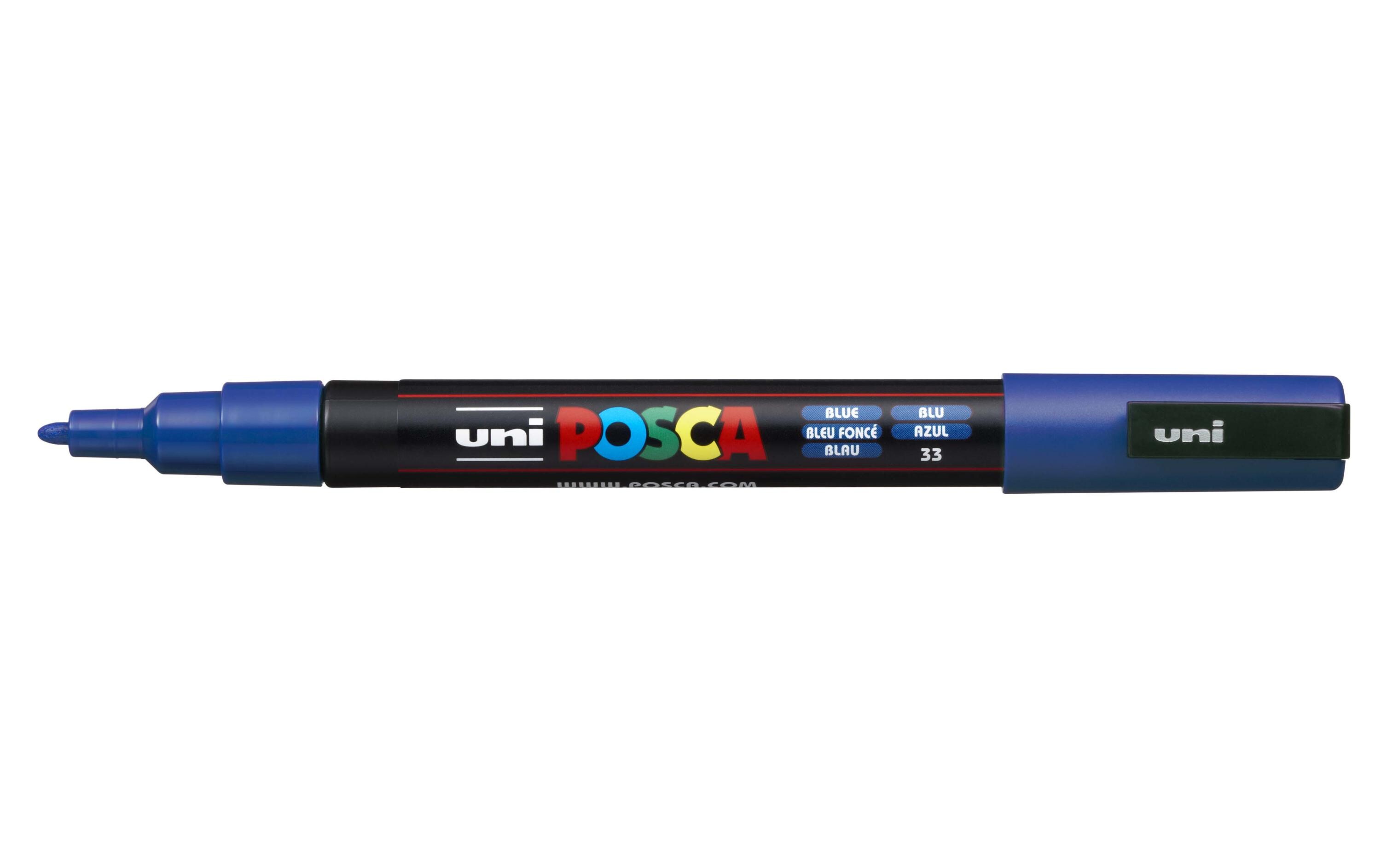 Permanent-Marker POSCA 0.9-1.3 mm BlauUniversell einsetzbarer Marker
