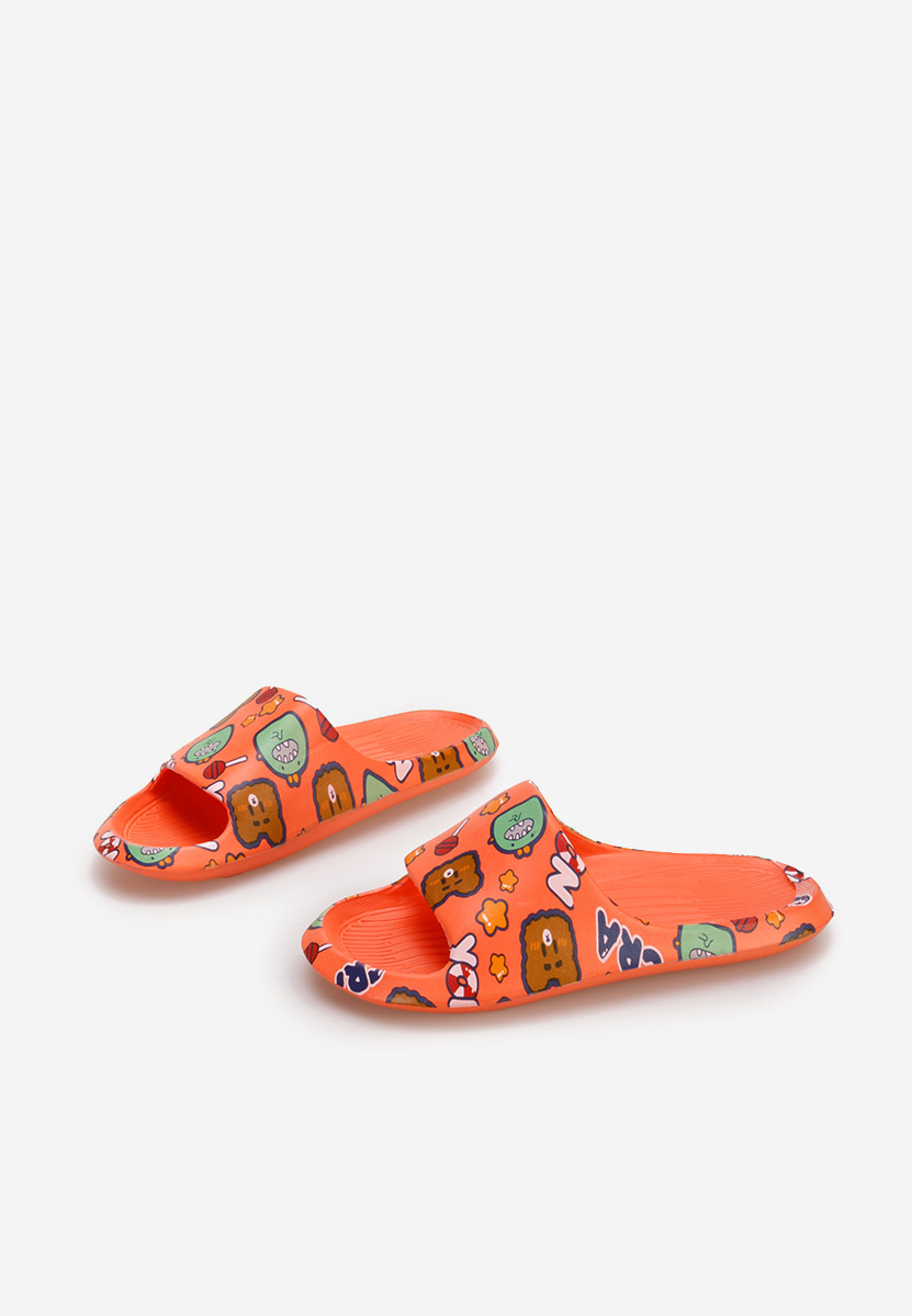 Mules pour enfants orange Oleo