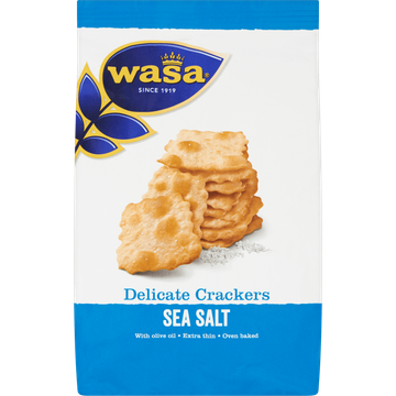Wasa Delicate Crackers Sea Salt 180g