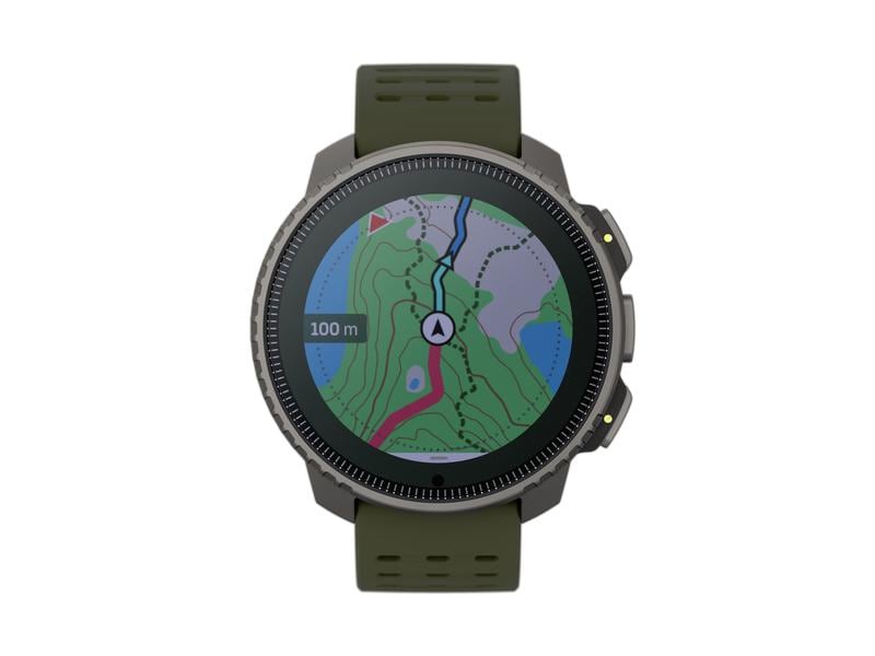 SUUNTO Sportuhr Vertical Titanium Solar Forest Abenteuer-Uhr für Outdoor-Expeditionen mit Solarladung
