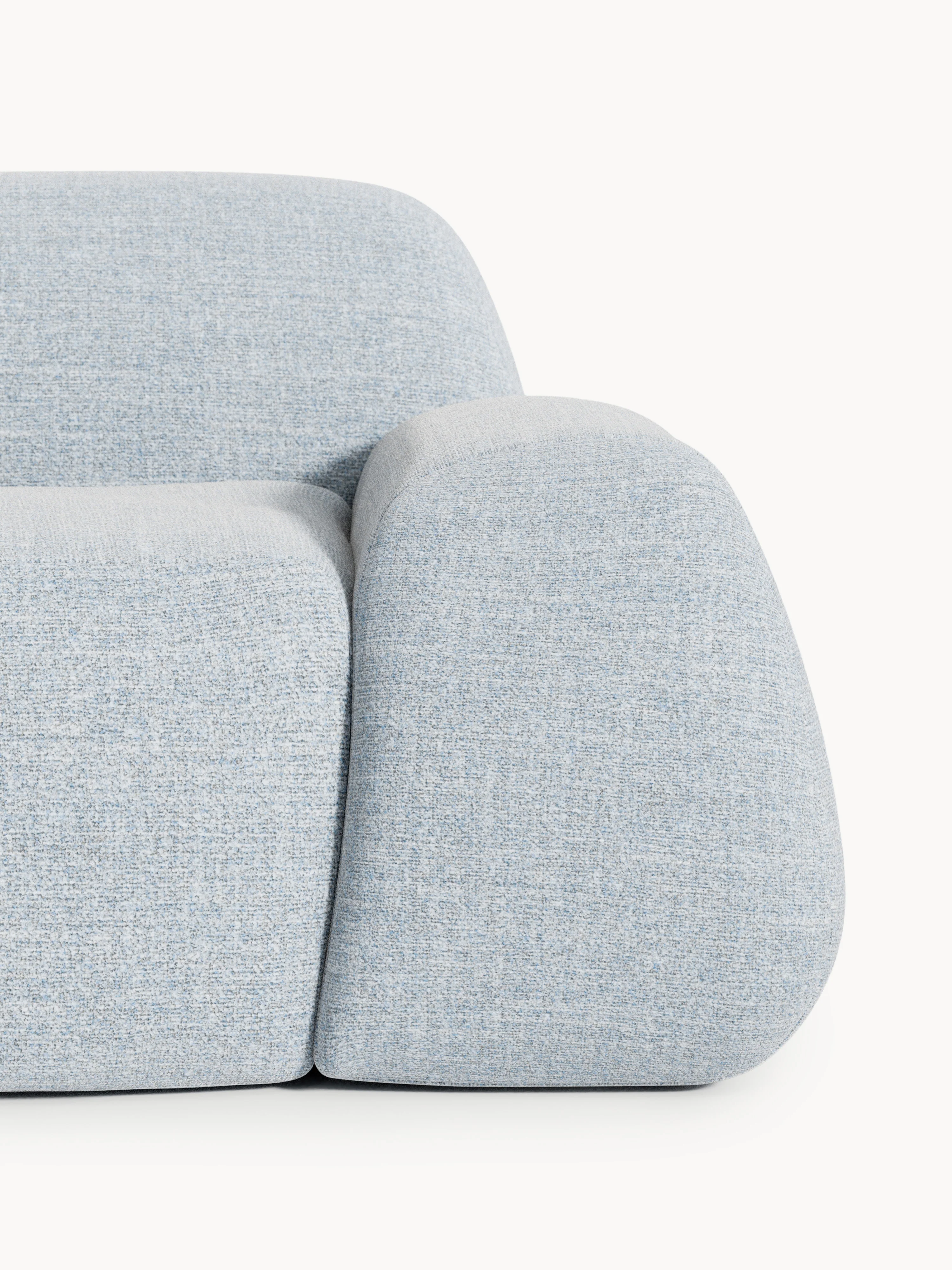 Modulaire bouclé chaise Wolke (3-zits)
